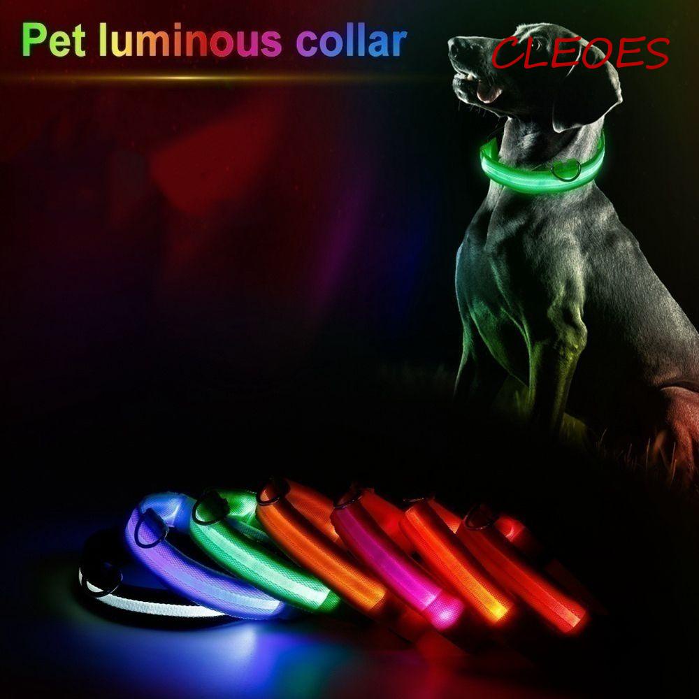 Vòng Cổ Nylon An Toàn Có Đèn LED Cho Mèo Cưng