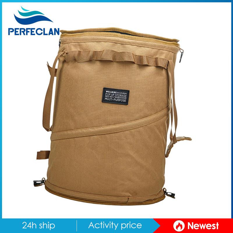 Thùng Rác 60L Có Thể Gấp Gọn Tiện Dụng Cho Các Hoạt Động Ngoài Trời