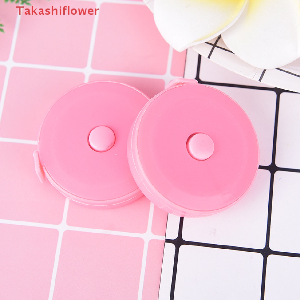 (Takashiflower) Thước Dây Đo Cơ Thể Có Thể Thu Vào Cho Thợ May Vải Mềm