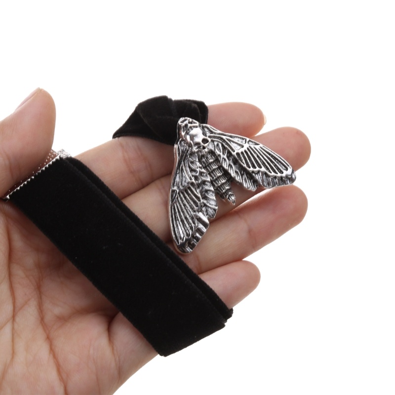 Vòng Cổ Choker Dây Nhung Đen Phong Cách Gothic Punk Gợi Cảm Cho Nữ