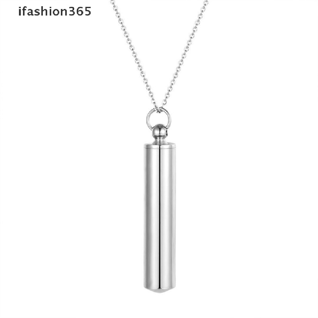 Vòng cổ Mặt Hình Trụ Bằng Thép Không Gỉ Ifashion ifashion365