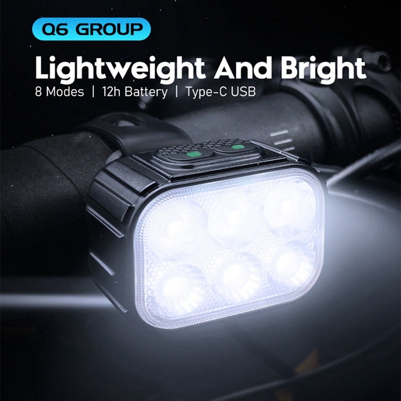 1 Bộ Đèn Pha Trước Và Sau Chống Nước Cho Xe Đạp