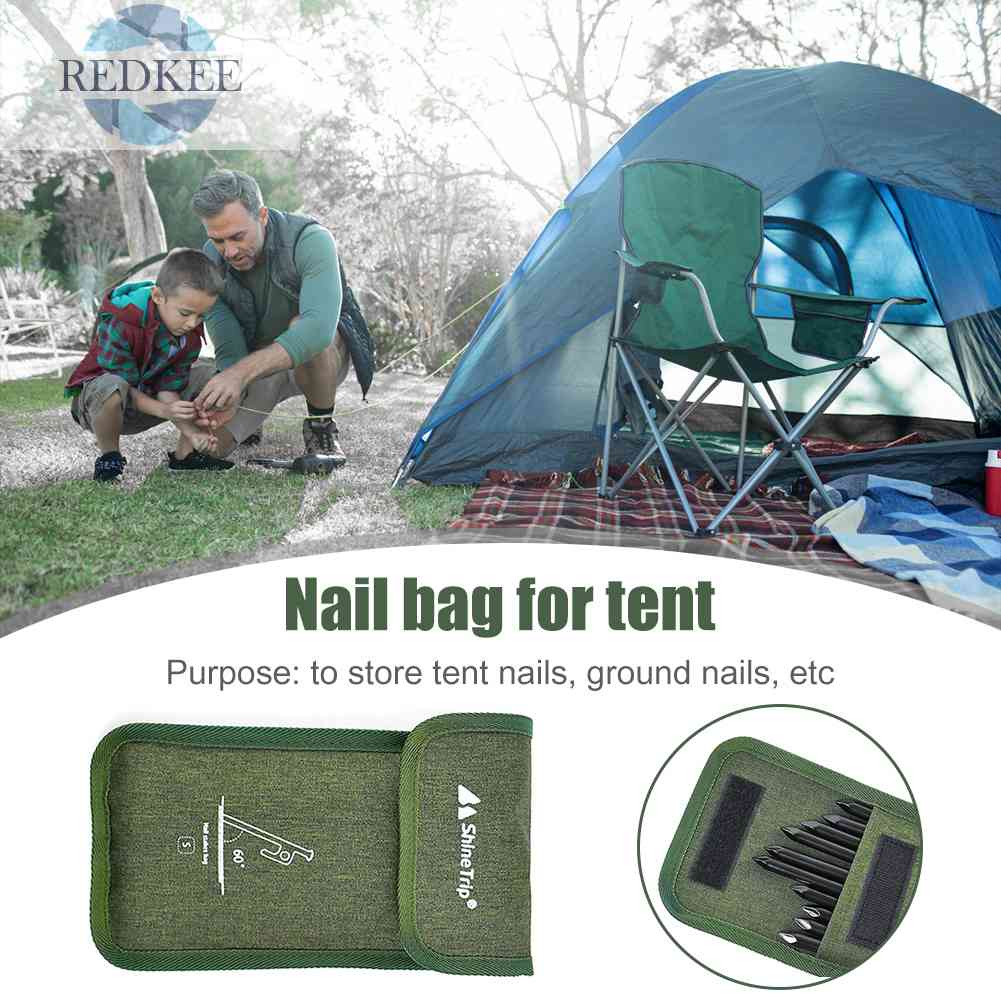 Túi Đựng Cọc Giăng Lều Trại 600D Tiện Lợi