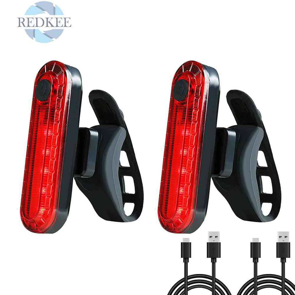 Đèn Chiếu Hậu 4 Chế Độ Chống Nước IPX5 Cho Xe Đạp