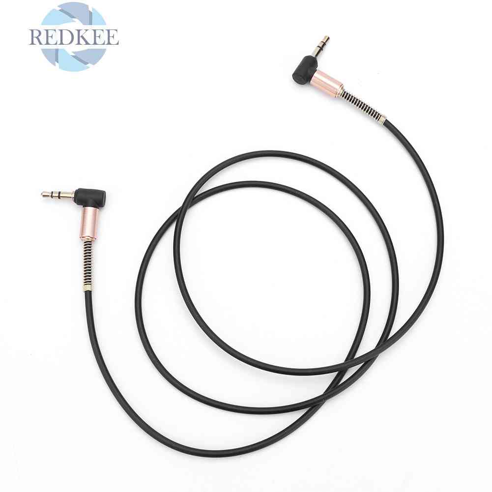Cáp ChuyểN ĐổI Âm Thanh Aux 90 Độ 3.5mm ĐầU CắM Sang ĐầU CắM 3