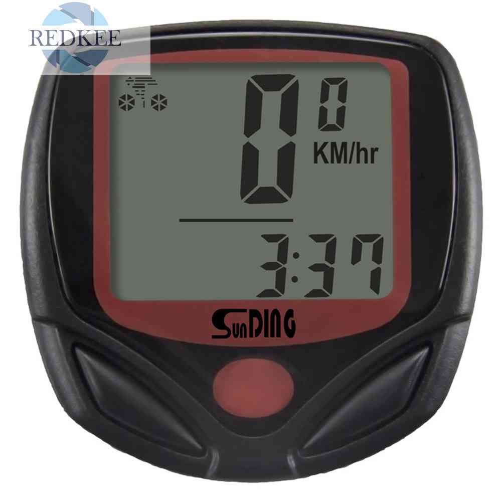 Đồng Hồ Đo Tốc Độ Xe Đạp SUNDING 548B Màn Hình LCD