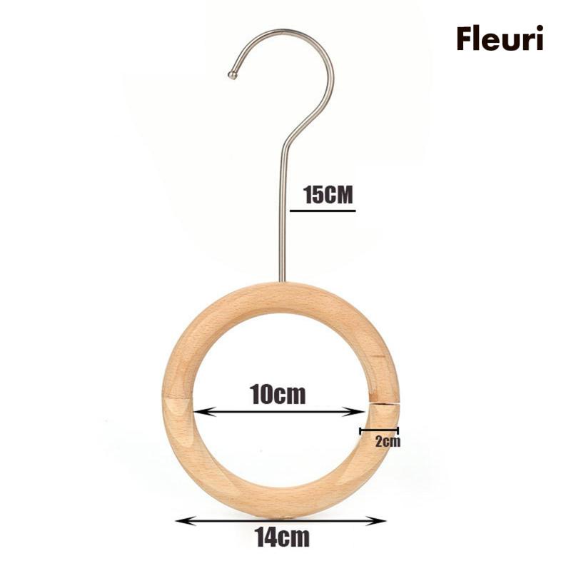 Giá Đỡ Cà Vạt / Thắt Lưng Bằng Gỗ Tiết Kiệm Không Gian Tiện Dụng