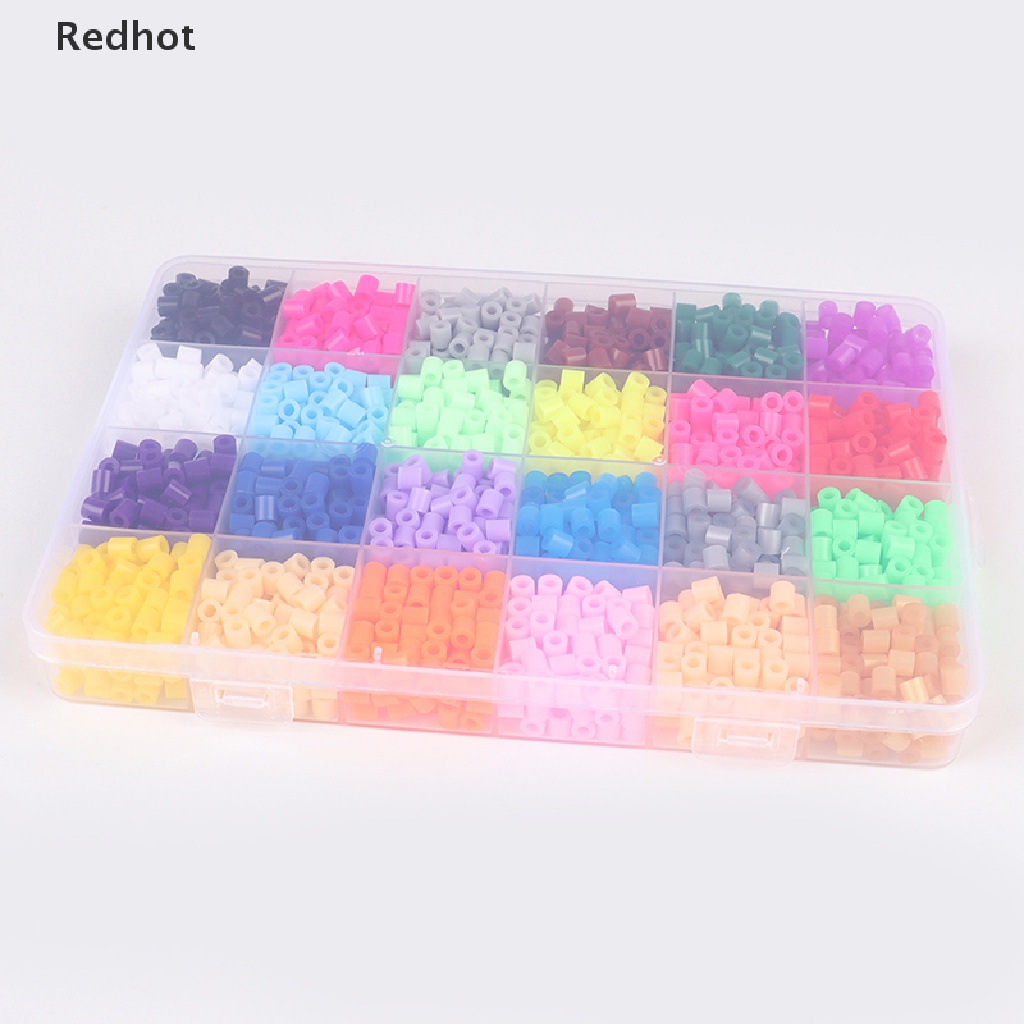 Bộ 24 Hạt Xỏ Lỗ 5mm Tự Làm Đồ Chơi 3D Cho Bé