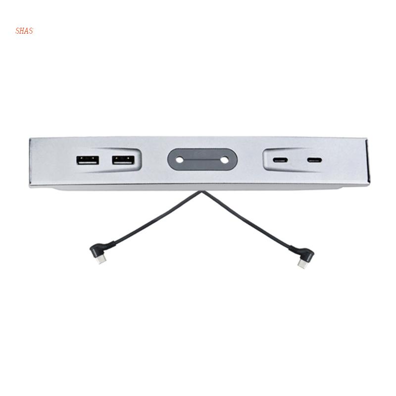 Đế Sạc Chia Cổng USB 4 Trong 1 Cho Đèn LED Hub Shas for 2022 Model Y 3 ​Trạm Trạm Trạm Thám Hiểm ​Bộ Cảm Biến Thông Minh Cho Máy Chơi Game Trung Tâm
