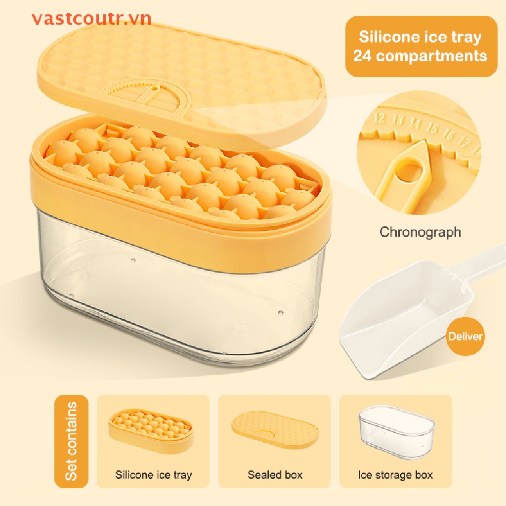 Khuôn Làm Đá Tròn Mini Tiện Dụng Cho Bia / Cà Phê