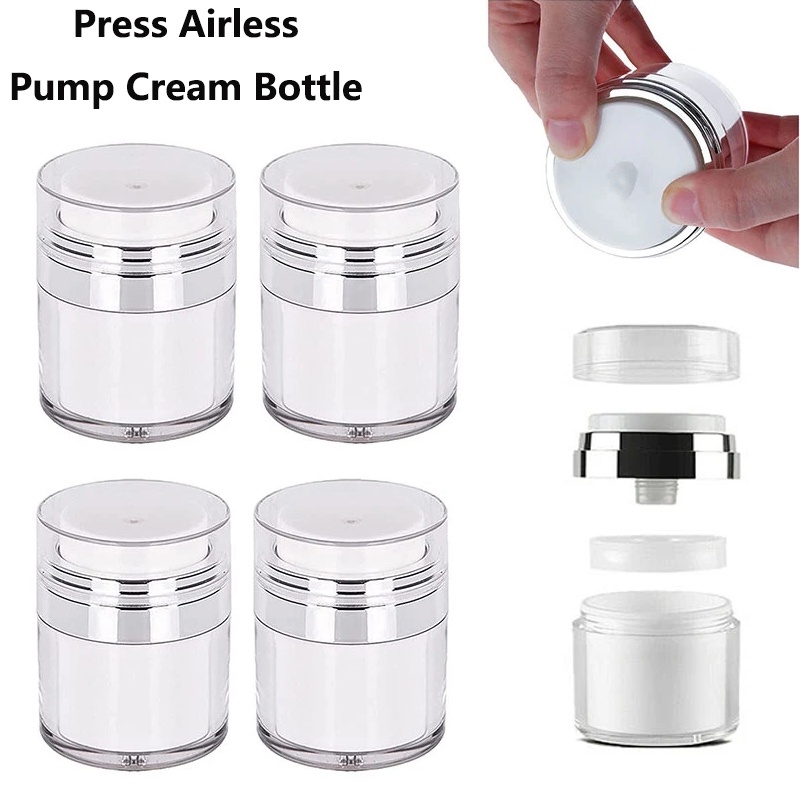 Lọ Rỗng Đựng Mỹ Phẩm 15 / 30 / 50ml Có Nắp Đậy Chống Rò Rỉ Tiện Dụng