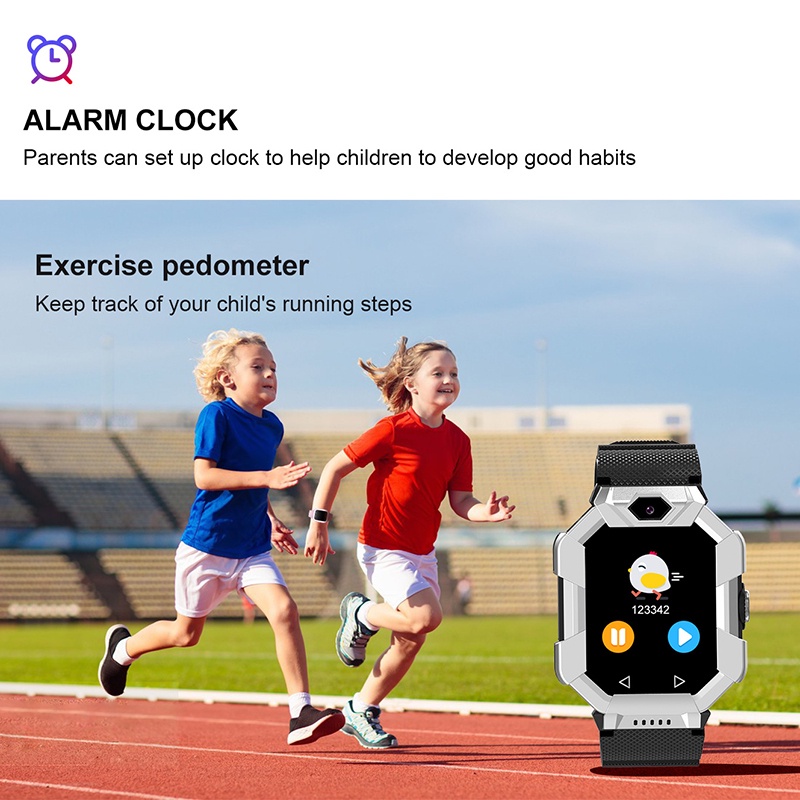 Đồng Hồ Thông Minh Đa Chức Năng 2023 Có Định Vị Gps Chính Xác Có Màn Hình Cảm Ứng NHR2 Cho Bé