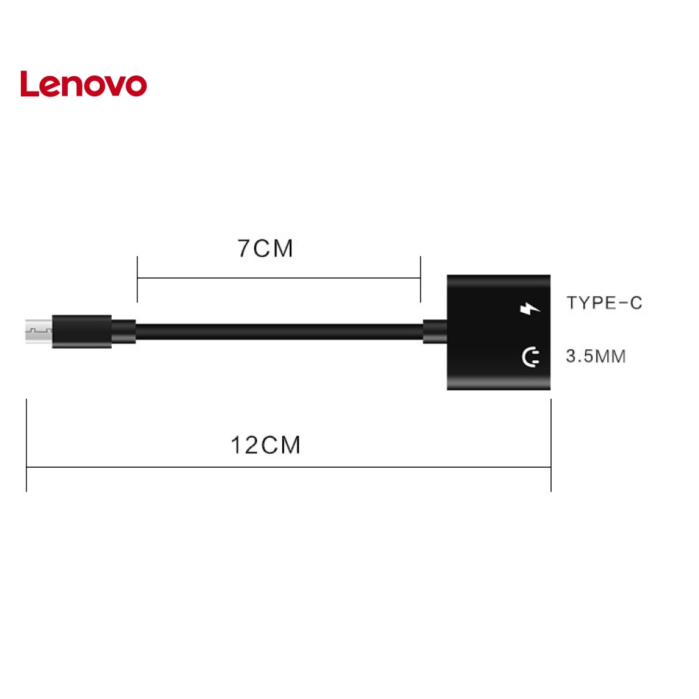 Dây Cáp Âm Thanh Chuyển Đổi 2 Trong 1 Loại C Sang 3.5mm