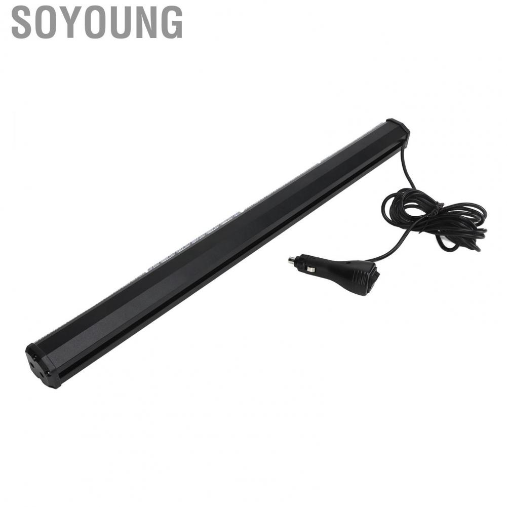 Soyoung Emergency Light Bar Strobe Warning Lamp 13 Flash Patterns High Brightness Universal IP67 Waterproof for Tractor Truck
