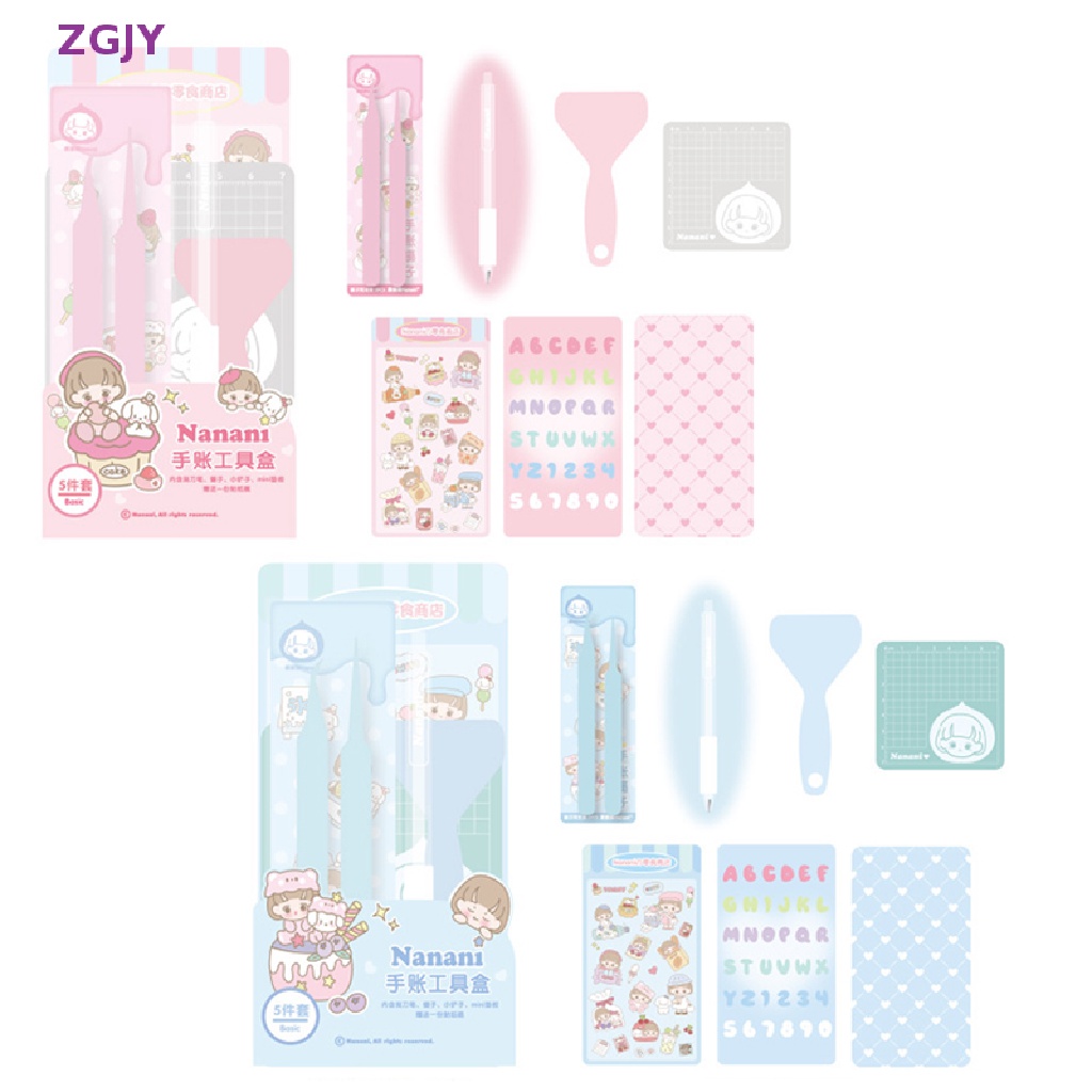 Set 8 Dụng Cụ Sổ Tay Kèm Hộp Đựng Tiện Lợi Mới