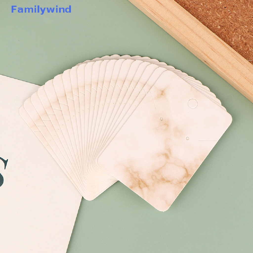 Set 20 Giá Đỡ Trưng Bày Bông Tai Bằng Giấy Họa Tiết Vân Đá Cẩm Thạch