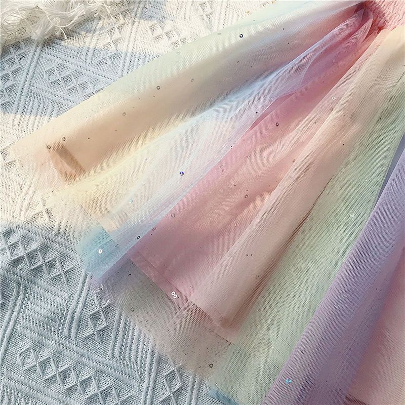 Đầm Công Chúa Hai Dây Thời Trang Xuân Hè 2023 Mới Mẻ Cho Bé Gái