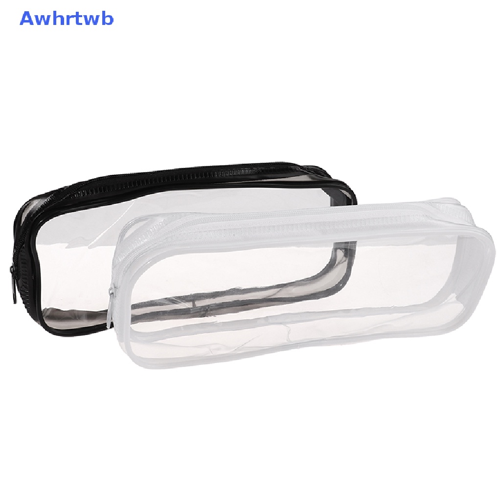 Túi Đựng Bút Trong Suốt Sức Chứa Lớn Có Khóa Kéo Tiện Dụng Cho Trường Học / Văn Phòng Mới