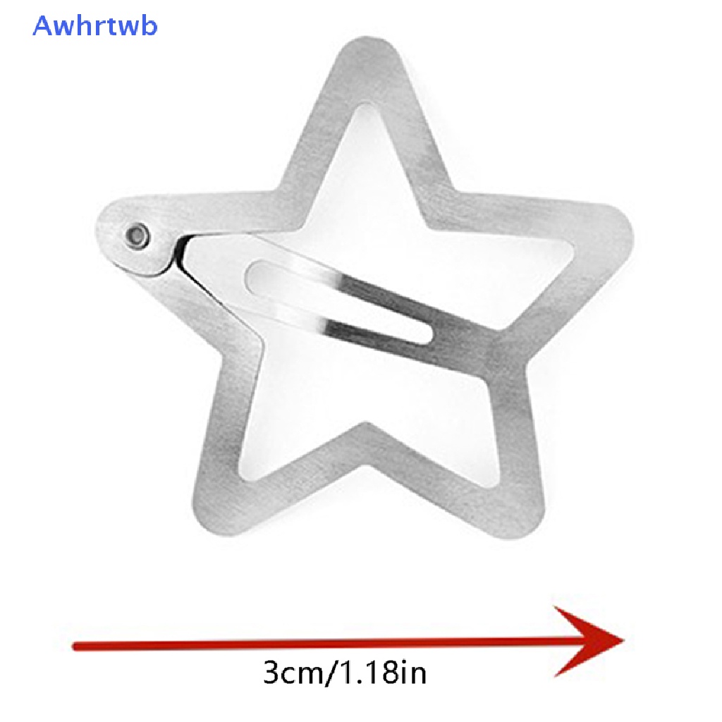 Bộ 10 Kẹp Tóc Hình Ngôi Sao Xinh Xắn Cho Nữ Mới