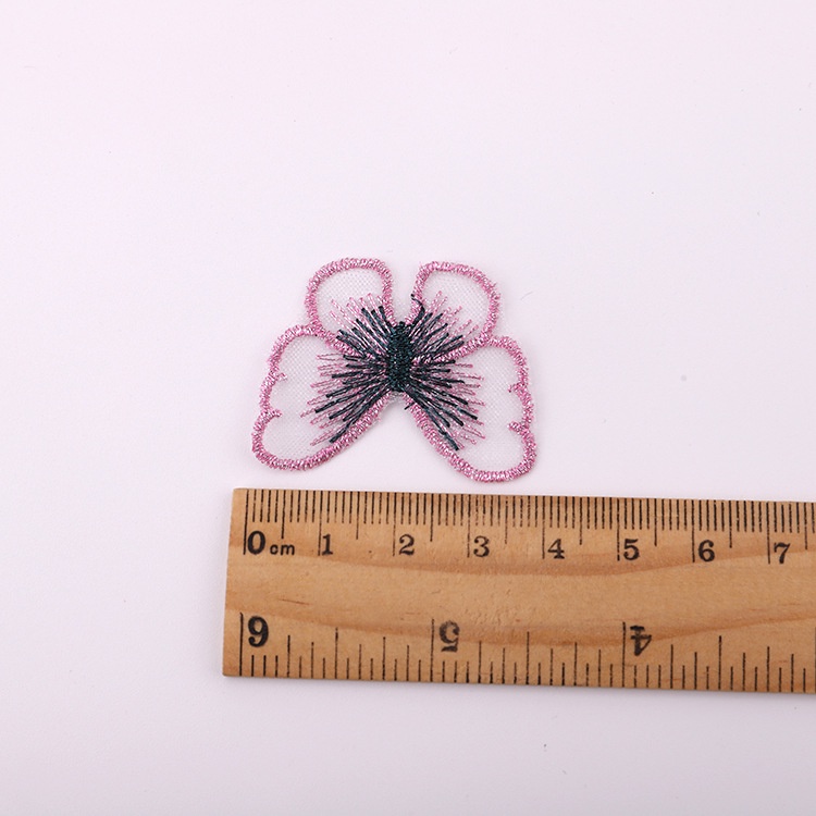 Set 10 Miếng Vá Quần Áo Hình Bướm Nhiều Màu Sắc