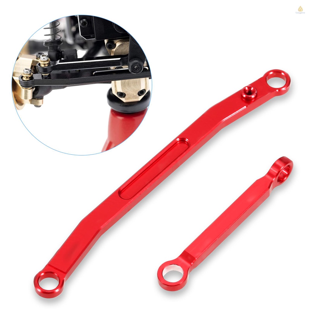 Bộ Phụ Kiện Thanh Nối Bằng Kim Loại Gắn Vô Lăng Xe Hơi Điều Khiển Từ Xa Axial SCX24 AXI90081 AXI00001 Axi0002 1 / 24