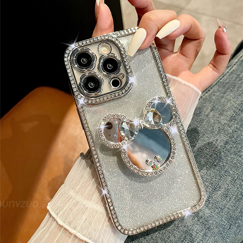 Ốp Lưng TPU TráNg Gương ChốNg Rơi Cho iPhone 11 13 pro max 14 pro max 12 pro max 14 plus 11promax