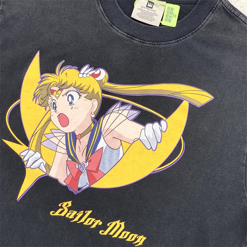 S-ailor-moon - Áo Thun Tay Ngắn Cổ Điển In Hình Thủy Thủ Mặt Trăng Nước Đá Cổ Điển Thời Trang Mới Nhất