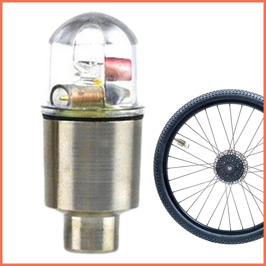Đèn LED Siêu Sáng Chống Thấm Nước Gắn Van Bánh Xe Đạp
