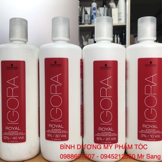 Oxy trợ nhuộm SCHWARZKOPF IGORA ROYAL OIL DEVELOPER 1000ml (2026)