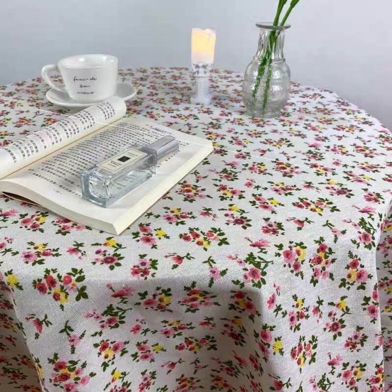 Vải bố canvas size 50x50cm, vintage, decor làm phông nền chụp ảnh, khăn trải bàn có viền