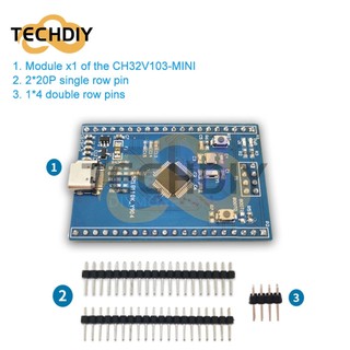 Bảng mạch phát triển risc-v mcu thay thế stm32f103c8t6 core ch32v103c8t6