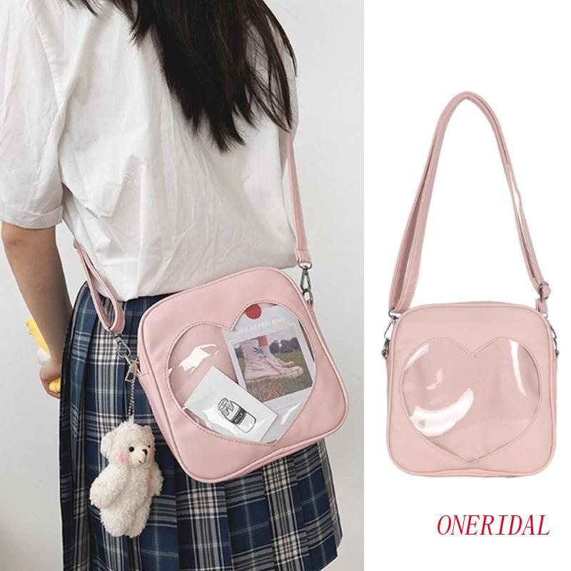 Túi Đeo Chéo Trong Suốt Phong Cách Nhật Bản