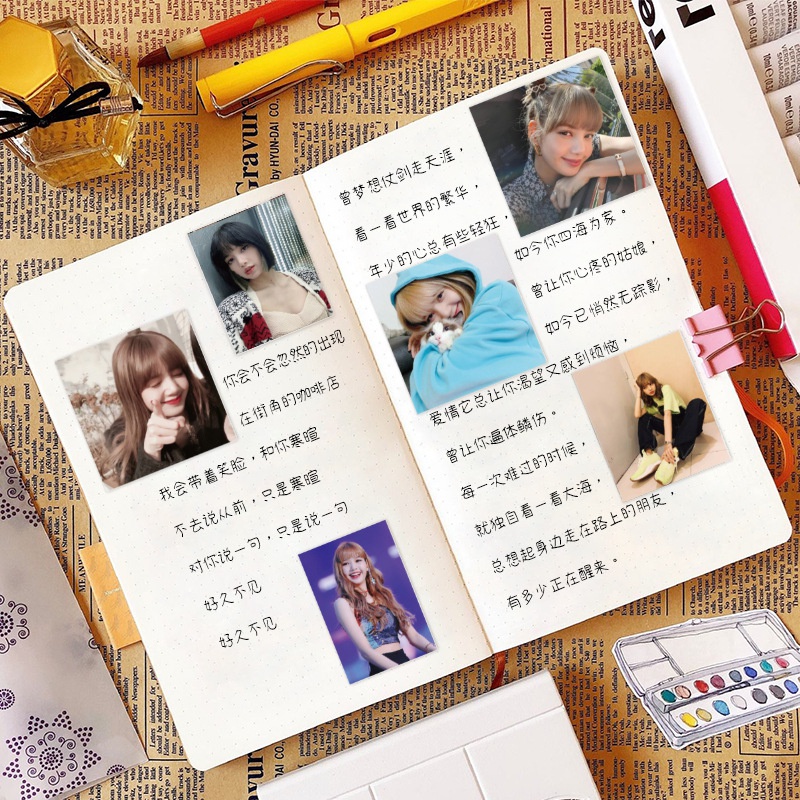 Miếng Dán Trang Trí Điện Thoại Chống Thấm Nước Hình Lisa blackpink