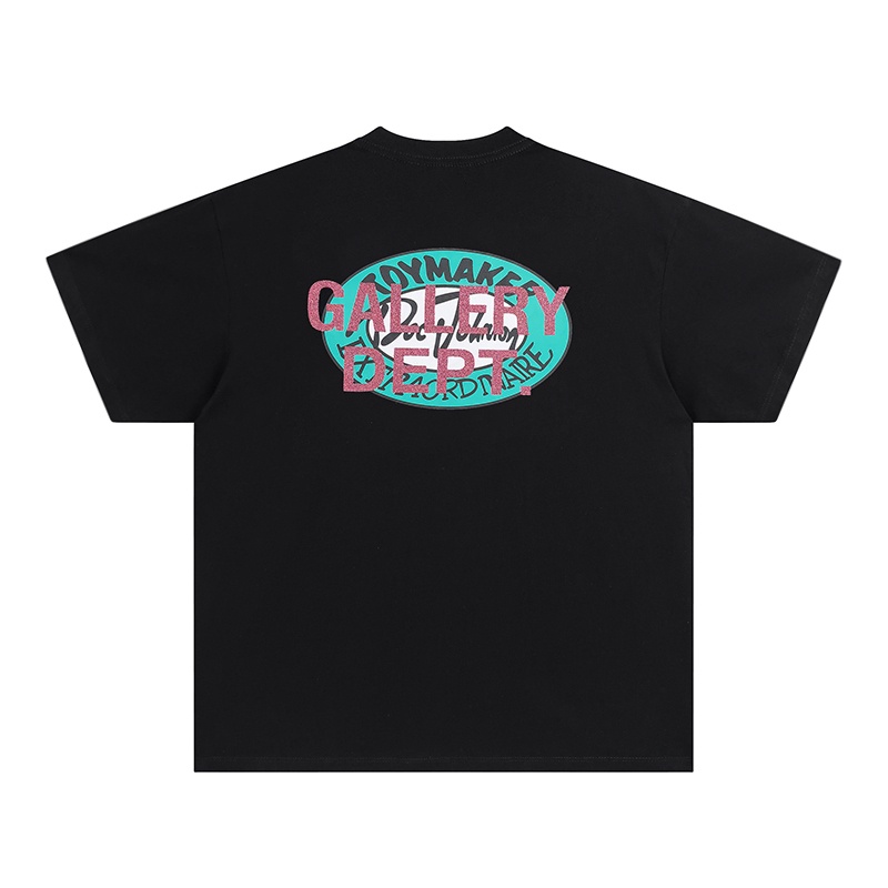 ❤❀   ❤ Áo Thun Cotton Tay Ngắn Dáng Rộng In Chữ GALLERY DEPT Heartbroken Thời Trang Cho Cặp Đôi