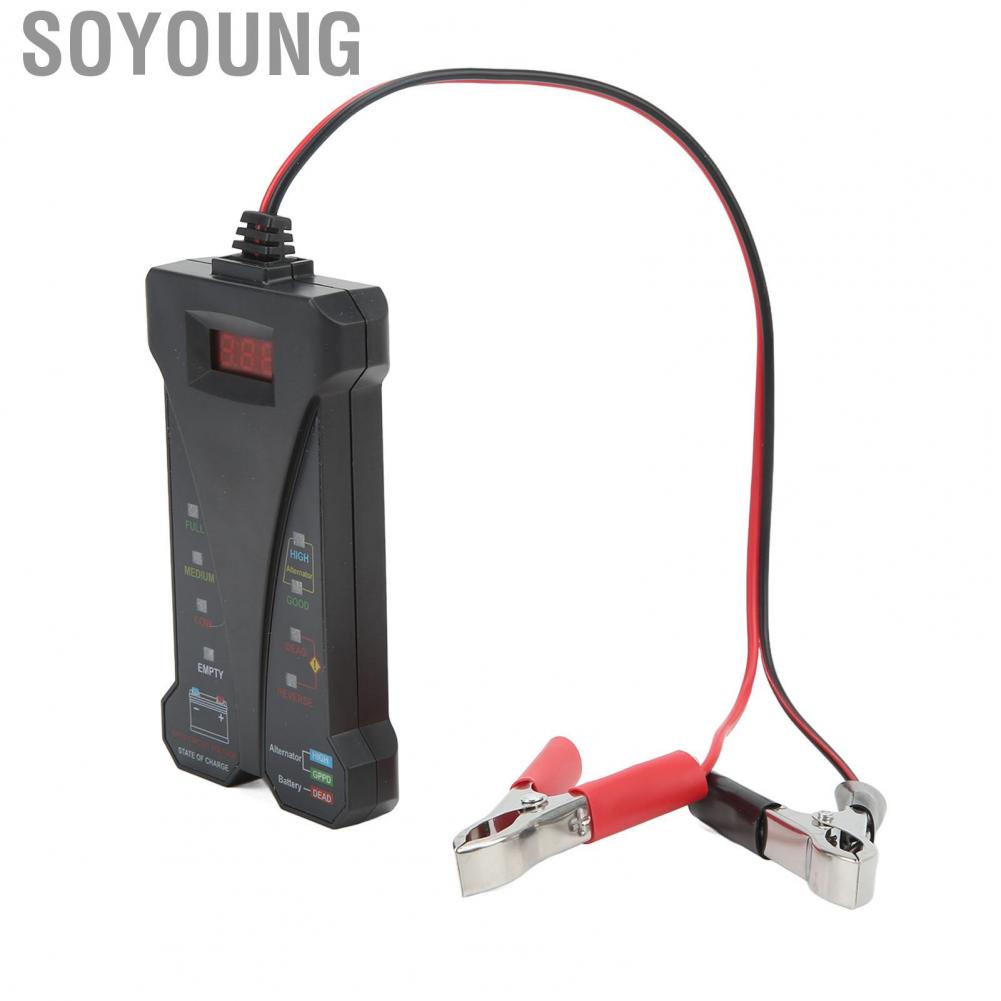 Soyoung  Tester Automobile Analyzer Over Voltage Protection 4V-20V Range High Accuracy for 12V Car