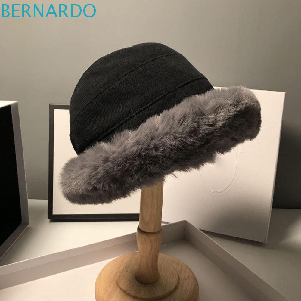 Nón Tai Bèo Phủ Lông Dày Dặn Giữ Ấm Thời Trang Mùa Đông Cho Nữ