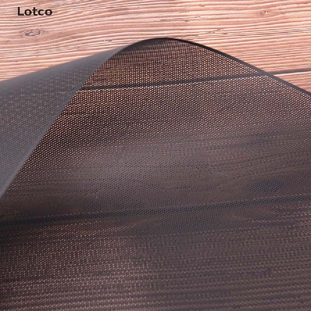 Lotco Tự làm 30x100cm máy tính lưới PVC PC trường hợp FAN COOLER Đen bụi lọc Bìa VN