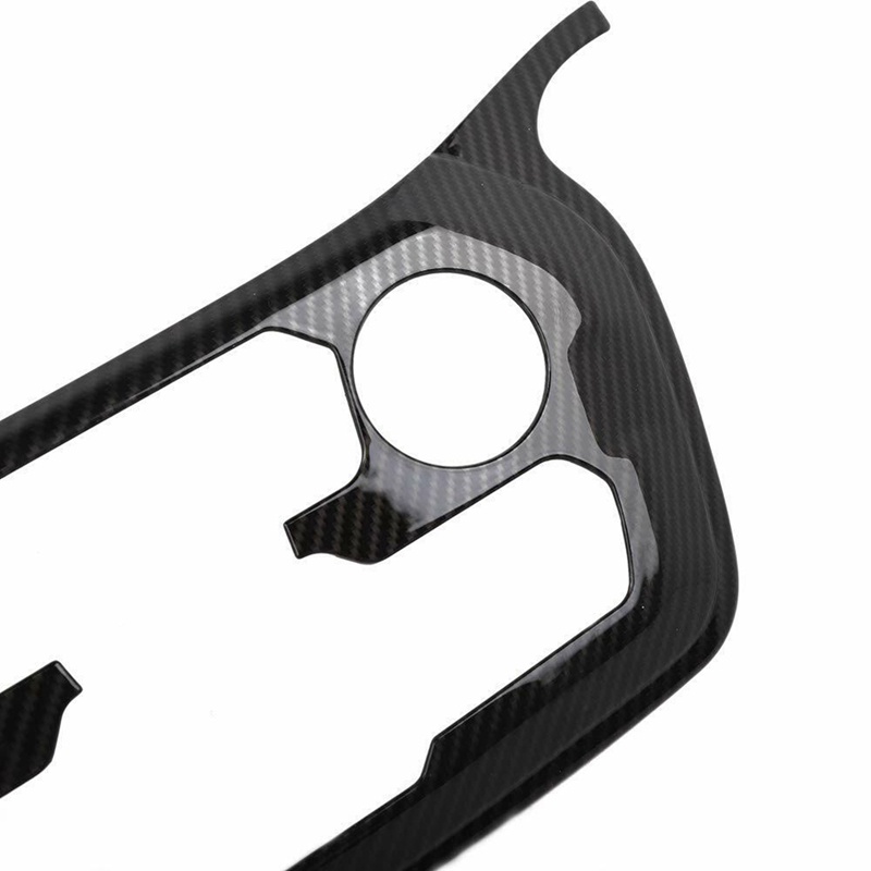 1 Miếng Dán Bảng Điều Khiển Trung Tâm Bằng Sợi Carbon ABS Cho 2018-2022 Jeep Renegade