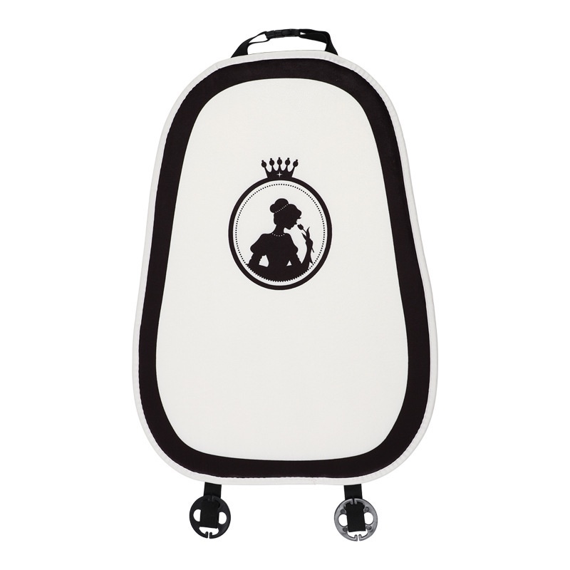 Plush Automotive Headrest Neck Pillow Creative Crown Automotive Waist Cushion Winter Soft Comfortable Warm Car Cushion Car headrests Waist Pillow  Car interior accessories