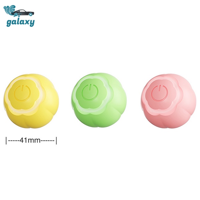 Bóng Lăn Tương Tác Thông Minh Có Đèn Cho Mèo Hình galaxy