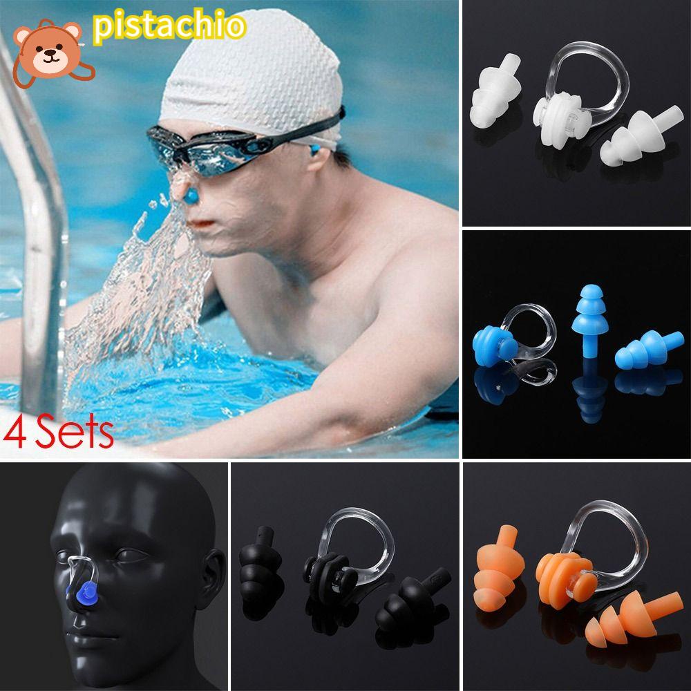 Set 4 Kẹp Mũi Có Thể Tái Sử Dụng Tiện Lợi Khi Đi Bơi