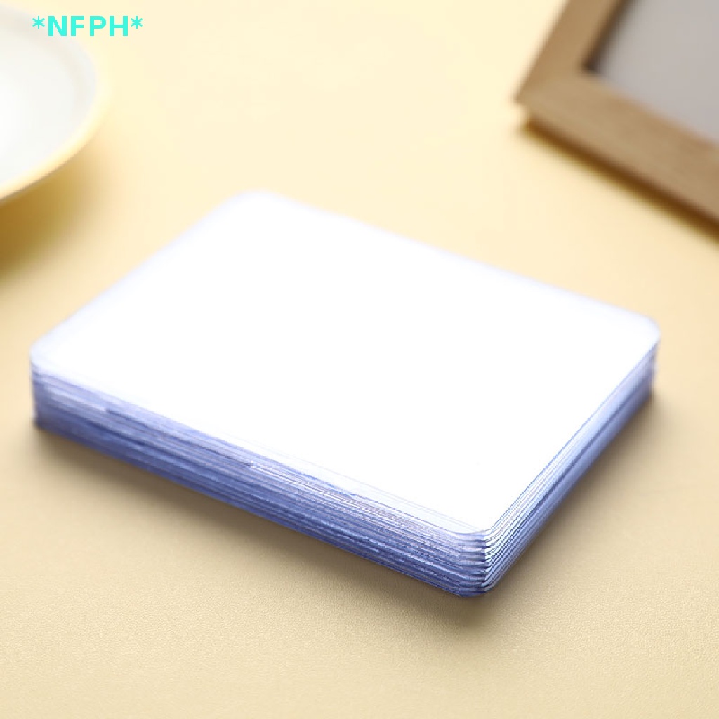Set 50 Bao Đựng Thẻ Trong Suốt Tiện Dụng Mới