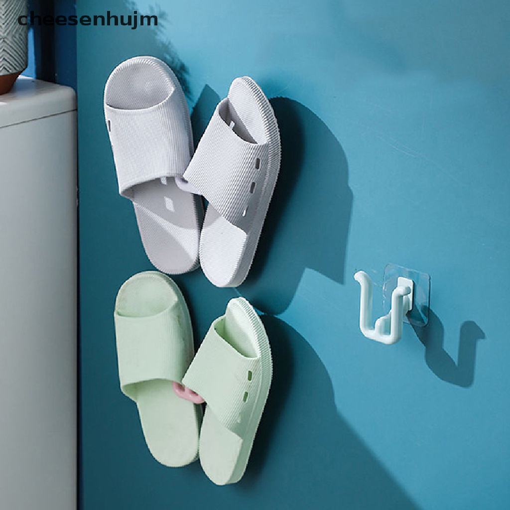 Giá Treo Dép Gắn Tường Không Cần Đục Lỗ Thoát Nước Tiện Dụng