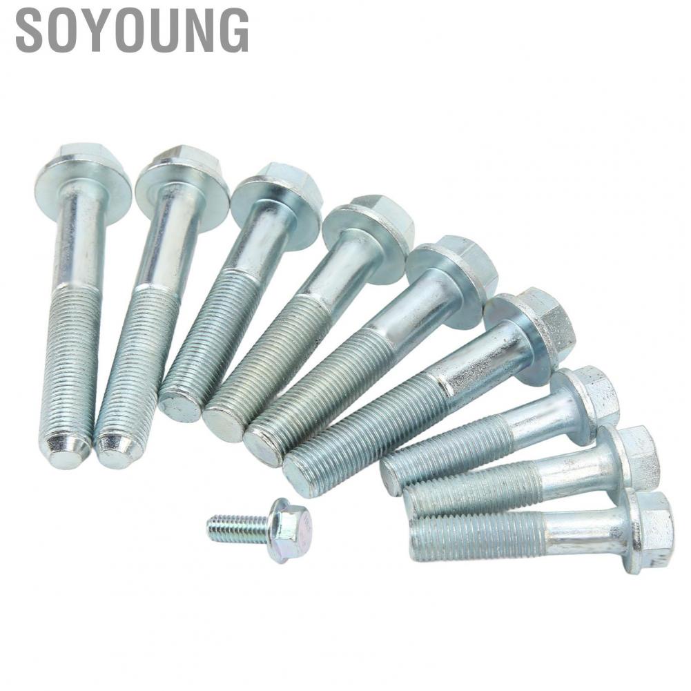 Soyoung K Series Transmission Bolt Kit Durable OEM Design Oil Pan Bolts Bell Housing Bolt for K20 K24 Engine