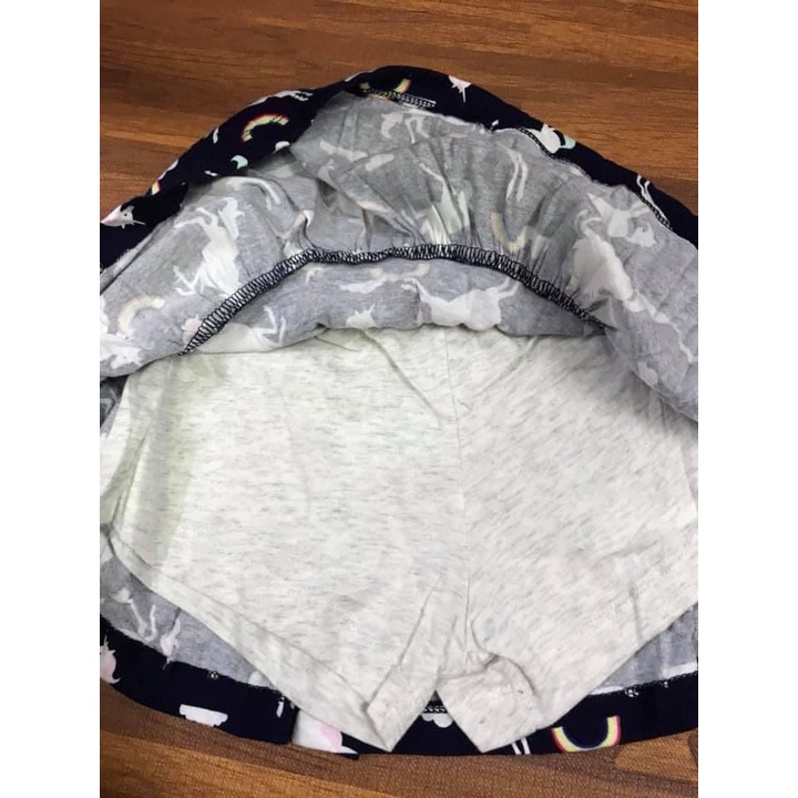 Chân váy kèm quần cho bé gái, chất 100% cotton quần chip đùi bên trong ( Link 3)
