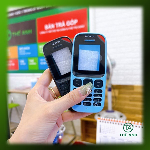 < Ảnh thật > Bộ vỏ Nokia 105 2017 zin mấu máy chuẩn hàng như hình