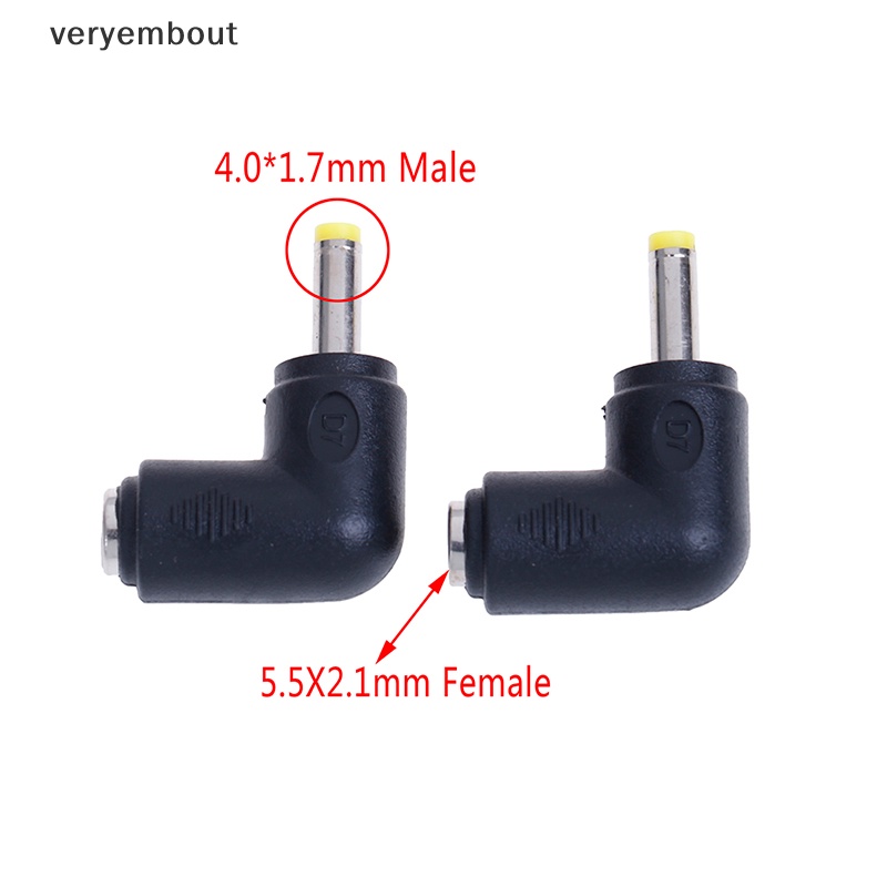 Set 2 Bộ Chuyển Đổi Nguồn Điện DC 5.5X2.1mm female Sang 5.5X2.5mm male n