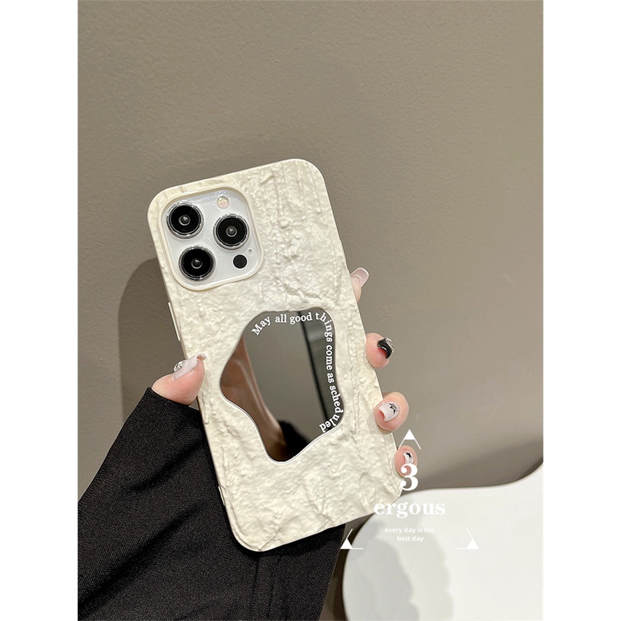 Ốp Điện Thoại Silicon TPU Mềm Tráng Gương Trang Điểm Cho IPhone 14 13 12 11 Pro Max SE2020 X XR Xs Max 7 8 6 6s Plus