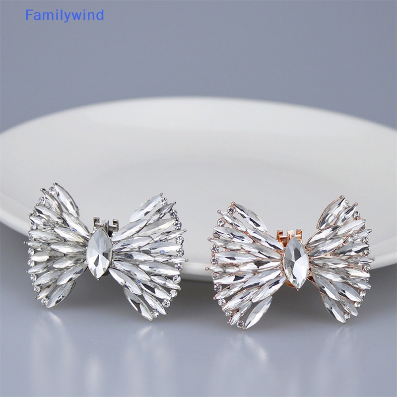 Phụ Kiện Nơ Đính Đá Lấp Lánh Trang Trí Giày Cho Nữ