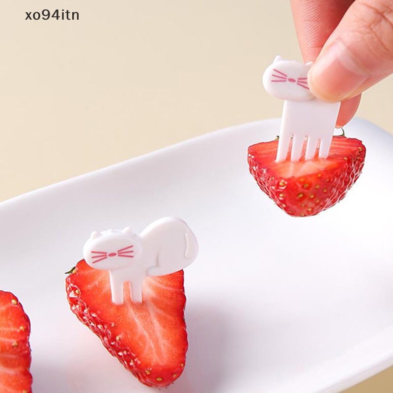 Set 6 Nĩa Ăn Trái Cây Hình Mèo Dễ Thương